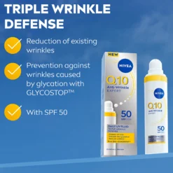 NIVEA Dagkräm Q10 Anti-Wrinkle Expert Daily UV Fluid SPF50 40 ml