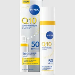 NIVEA Dagkräm Q10 Anti-Wrinkle Expert Daily UV Fluid SPF50 40 ml