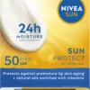 NIVEA SUN 24h Moisture SPF50 Sun Protect Lip Balm 4,8g