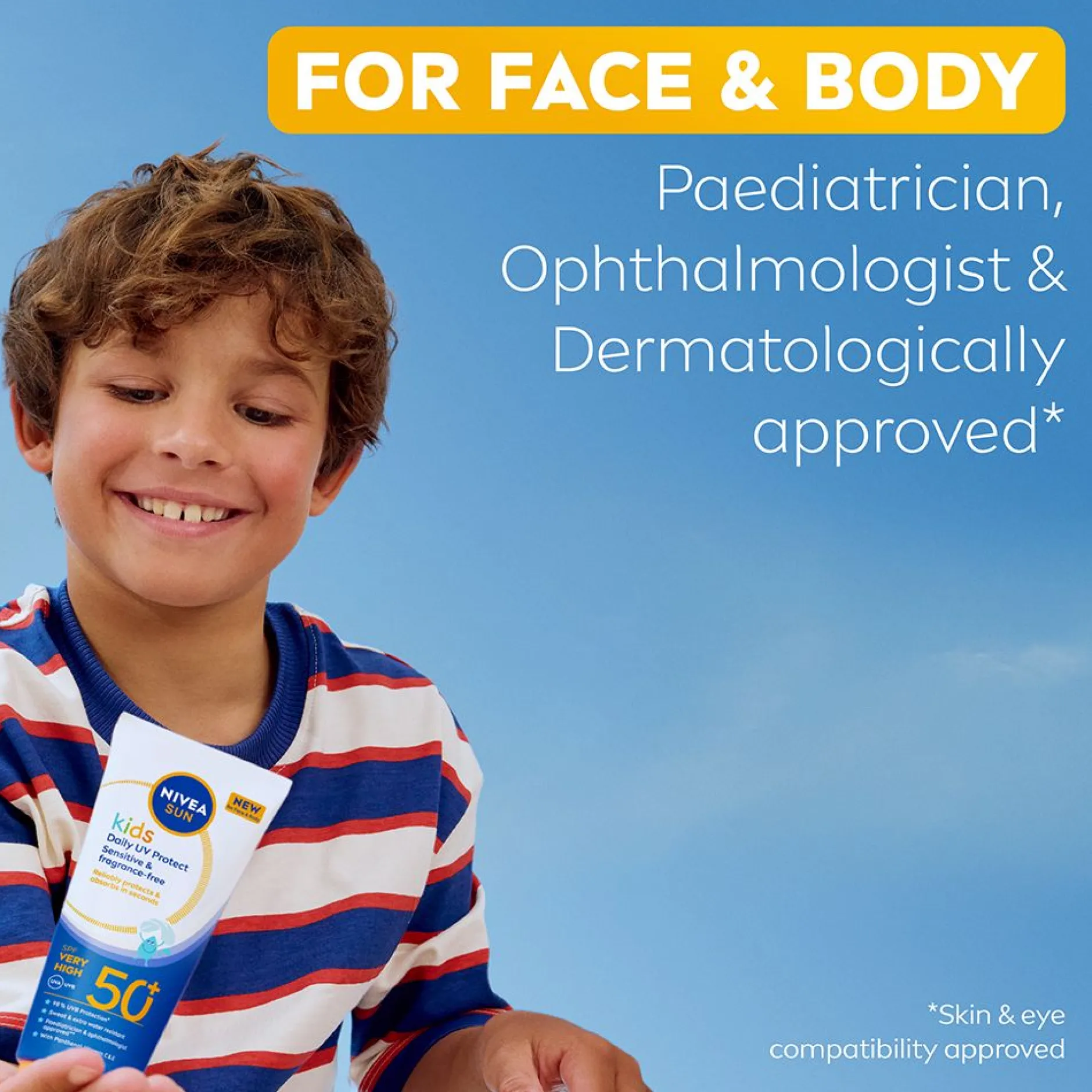 NIVEA SUN Kids Daily UV Protect SPF50+ 100 ml