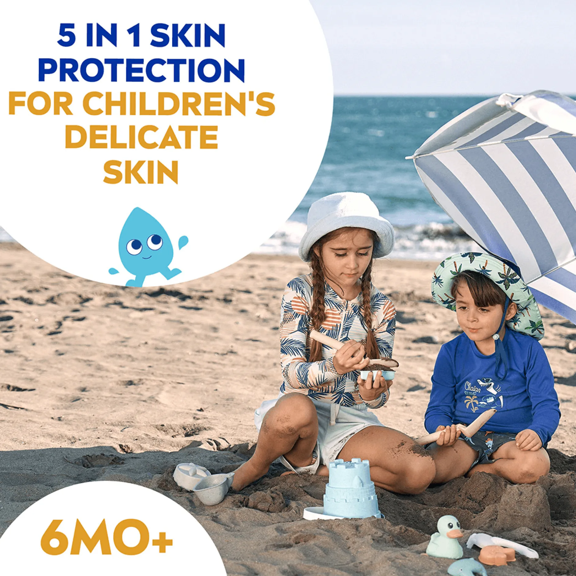 NIVEA SUN Kids Sensitive Protect Sun Trigger Spray SPF 50+ 250 ml