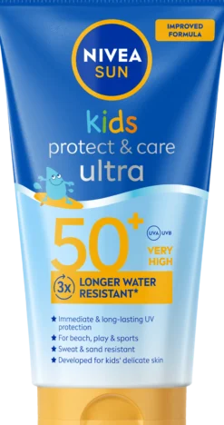 NIVEA SUN Kids Ultra Protect & Play SPF50+ Sun Cream 150ml