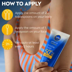 NIVEA SUN Protect & Moisture Invisible Finish Lotion SPF 50+ 150 ml