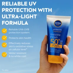 NIVEA SUN Protect & Moisture Invisible Finish Lotion SPF 50+ 150 ml