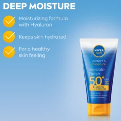 NIVEA SUN Protect & Moisture Invisible Finish Lotion SPF 50+ 150 ml