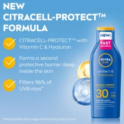 NIVEA SUN Protect & Moisture SPF30 Sun Lotion 200 ml