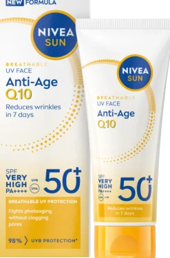 NIVEA SUN UV Face Anti-Age Q10 Cream SPF 50+ 40 ml
