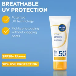 NIVEA SUN UV Face Sensitive Cream SPF 50+ 40 ml