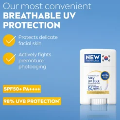 NIVEA SUN UV Face Specialist Silky UV Stick SPF 50+ 15 ml