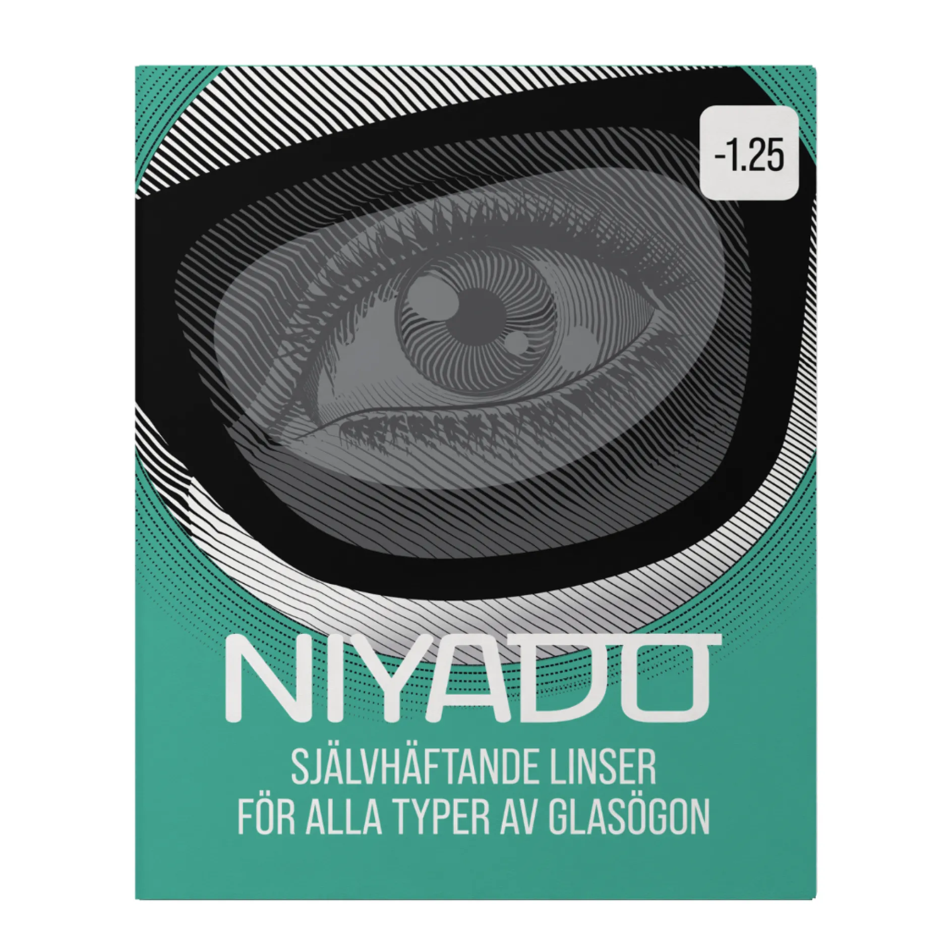 Niyado Självhäftande Linser Med Styrka -1.25