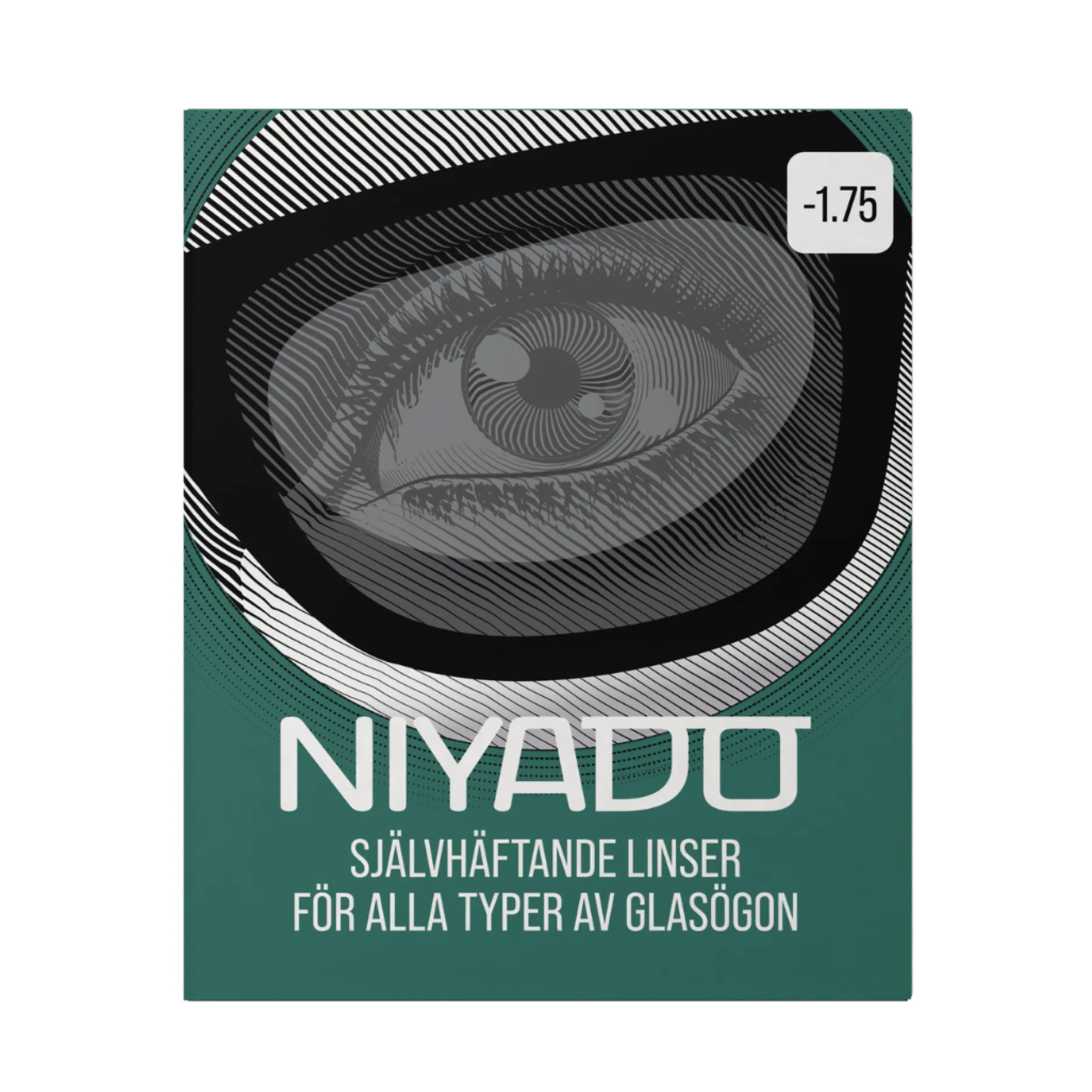 Niyado Självhäftande Linser Med Styrka -1.75