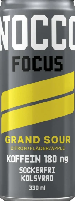 Nocco Focus Grand Sour Citron/Fläder/Äpple 330 ml