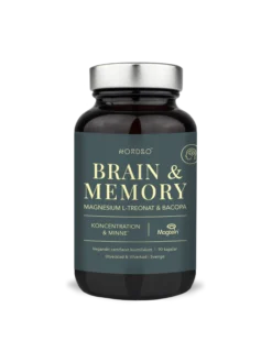 Nordbo Brain & Memory Magnesium 90 kapslar