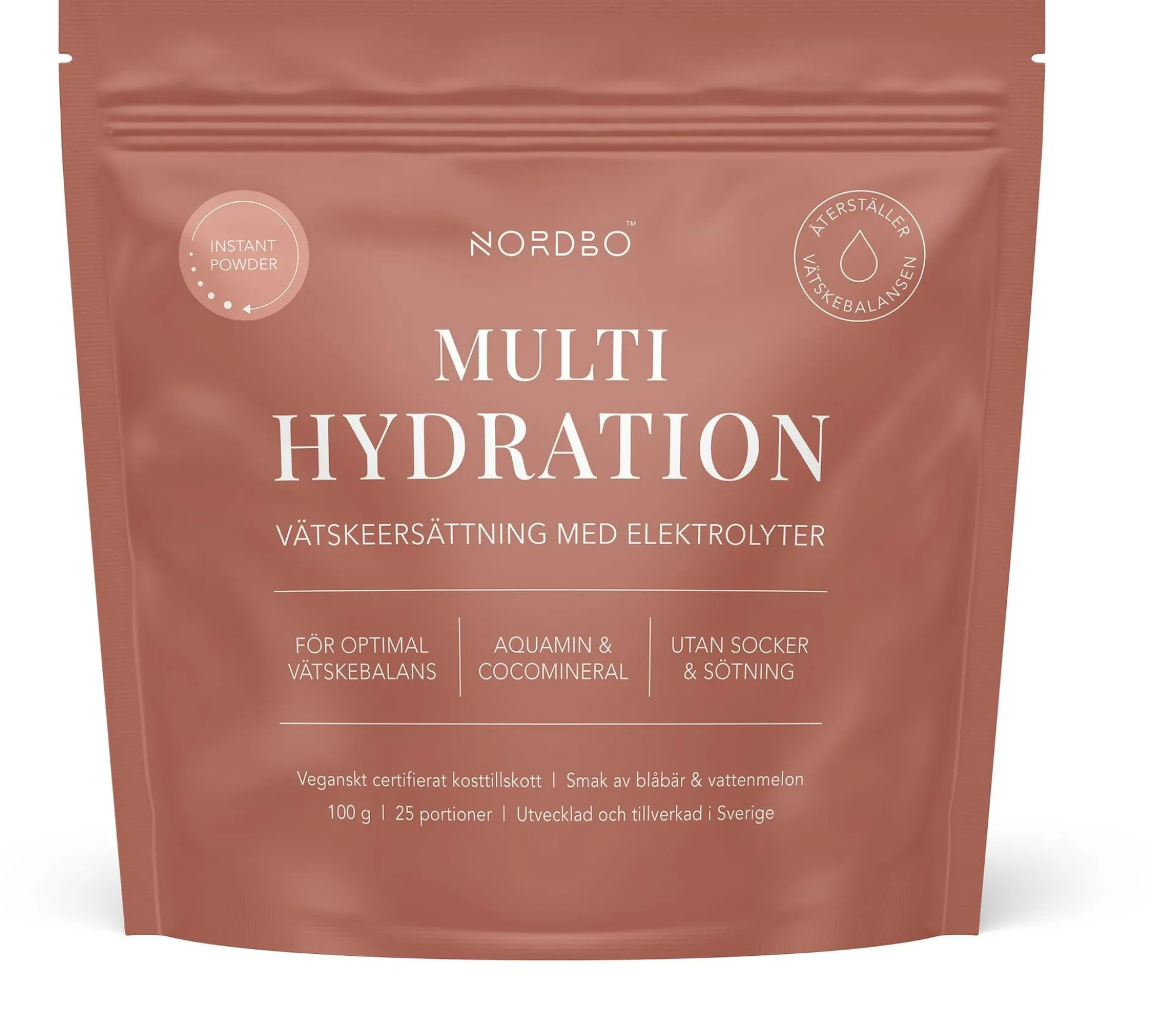 Nordbo Multi Hydration Vätskeersättning 100g