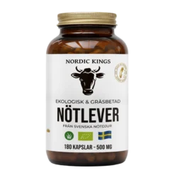 Nordic Kings Gräsbetad Nötlever EKO 180 kapslar