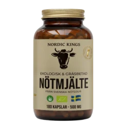 Nordic Kings Gräsbetad Nötmjälte EKO 180 kapslar