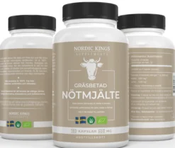 Nordic Kings Gräsbetad Nötmjälte EKO 180 kapslar