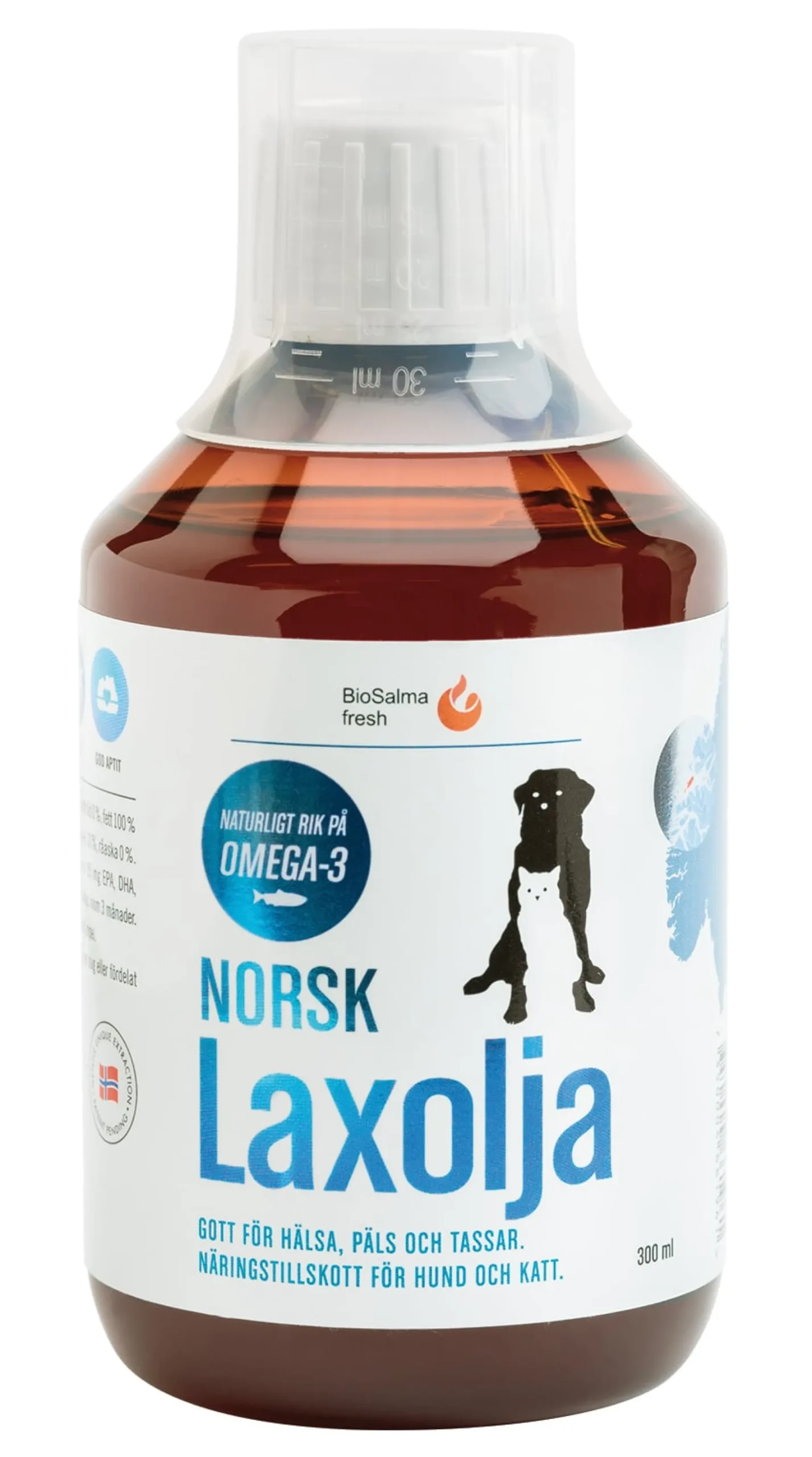 Norsk Laxolja För Hund och Katt 300 ml