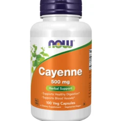 Now Cayenne 500 mg 100 vegkapslar