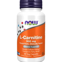 NOW L-Carnitine 500mg 60 kapslar