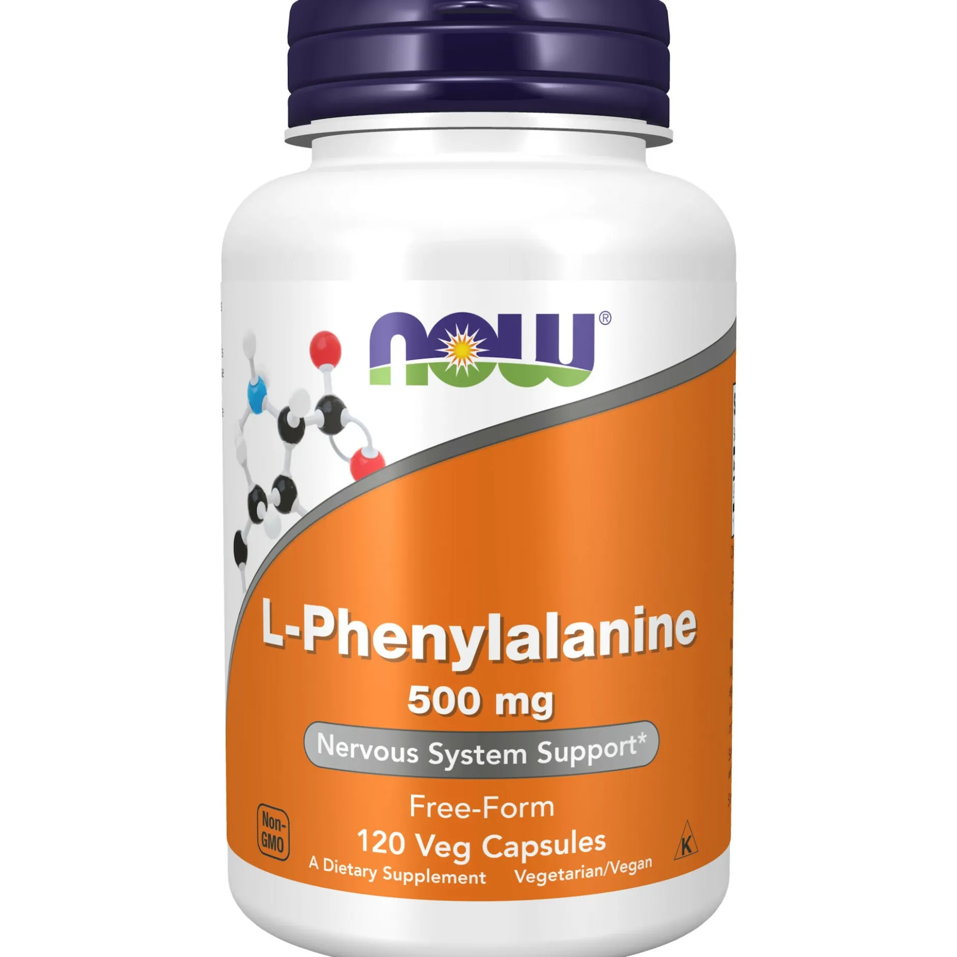 NOW Phenylanine 500mg 120 kapslar
