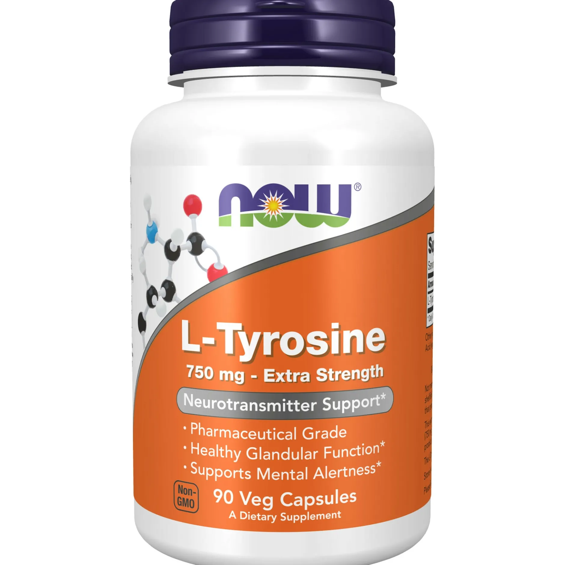 NOW Tyrosine 750mg 90 kapslar