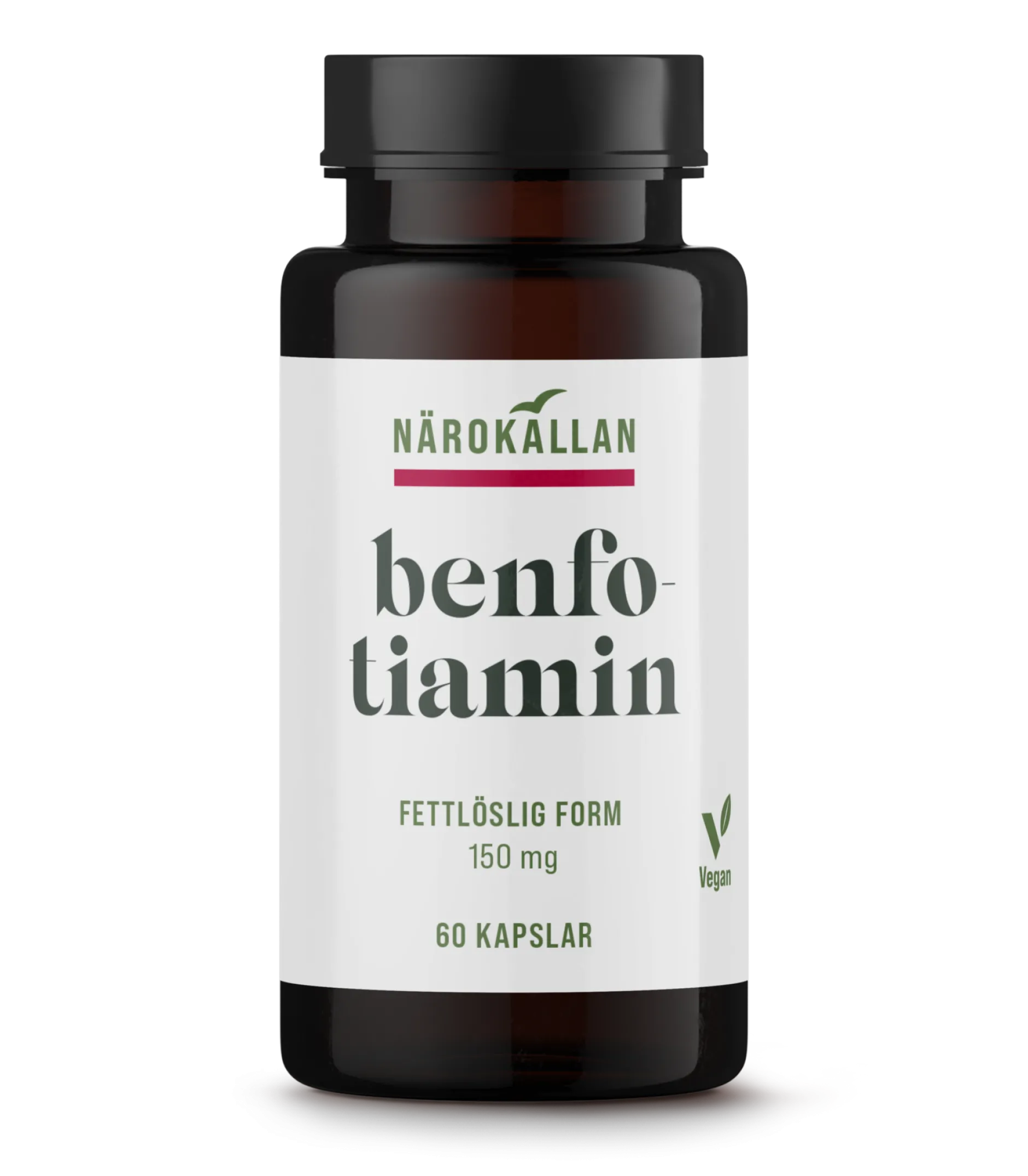 Närokällan Benfotiamin 150 mg 60 kapslar
