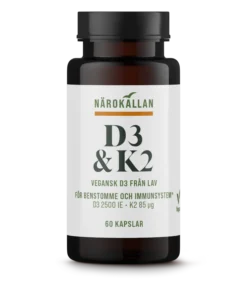 Närokällan D3 & K2 60 kapslar