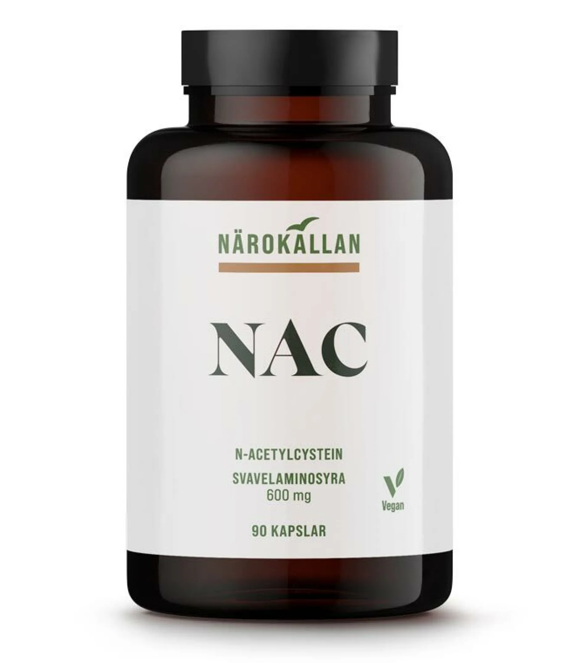 Närokällan NAC N-Acetylcystein 600mg 90 kapslar