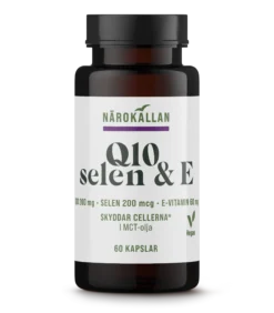 Närokällan Q10 200 mg + Selen & E 60 kapslar