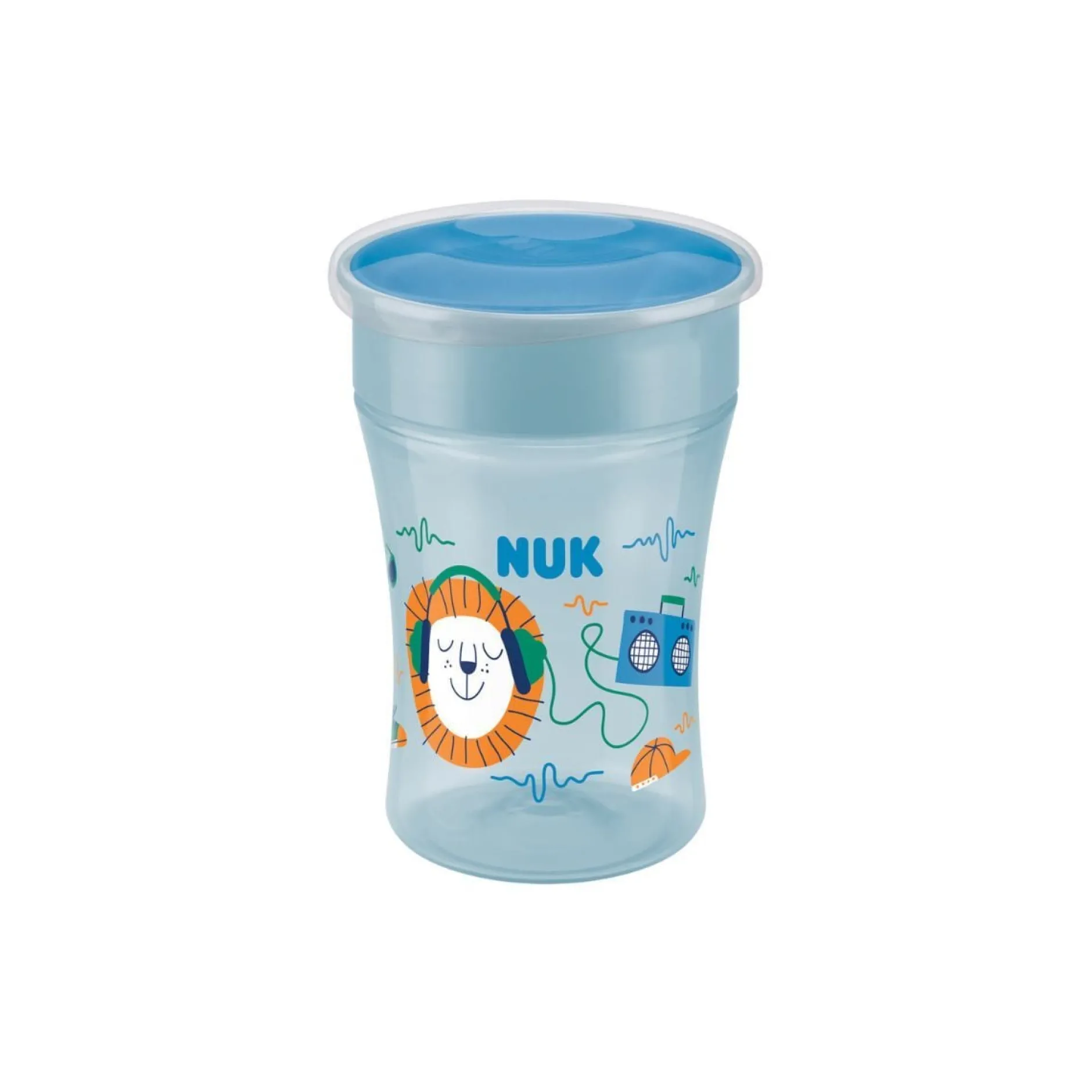 NUK Evolution Magic Mugg Blå 230 ml