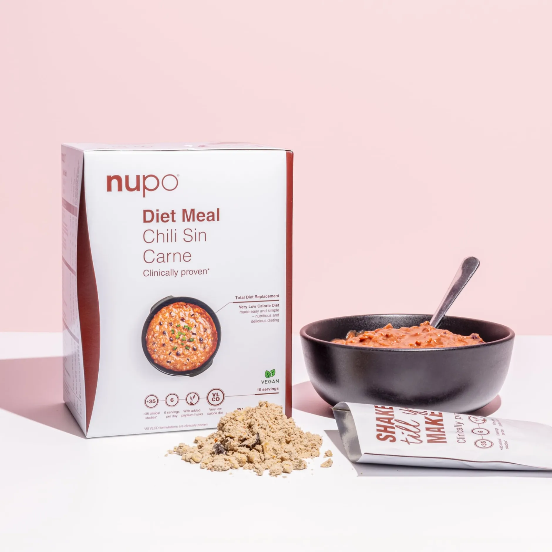 Nupo Diet Meal Chili sin carne 10 portioner