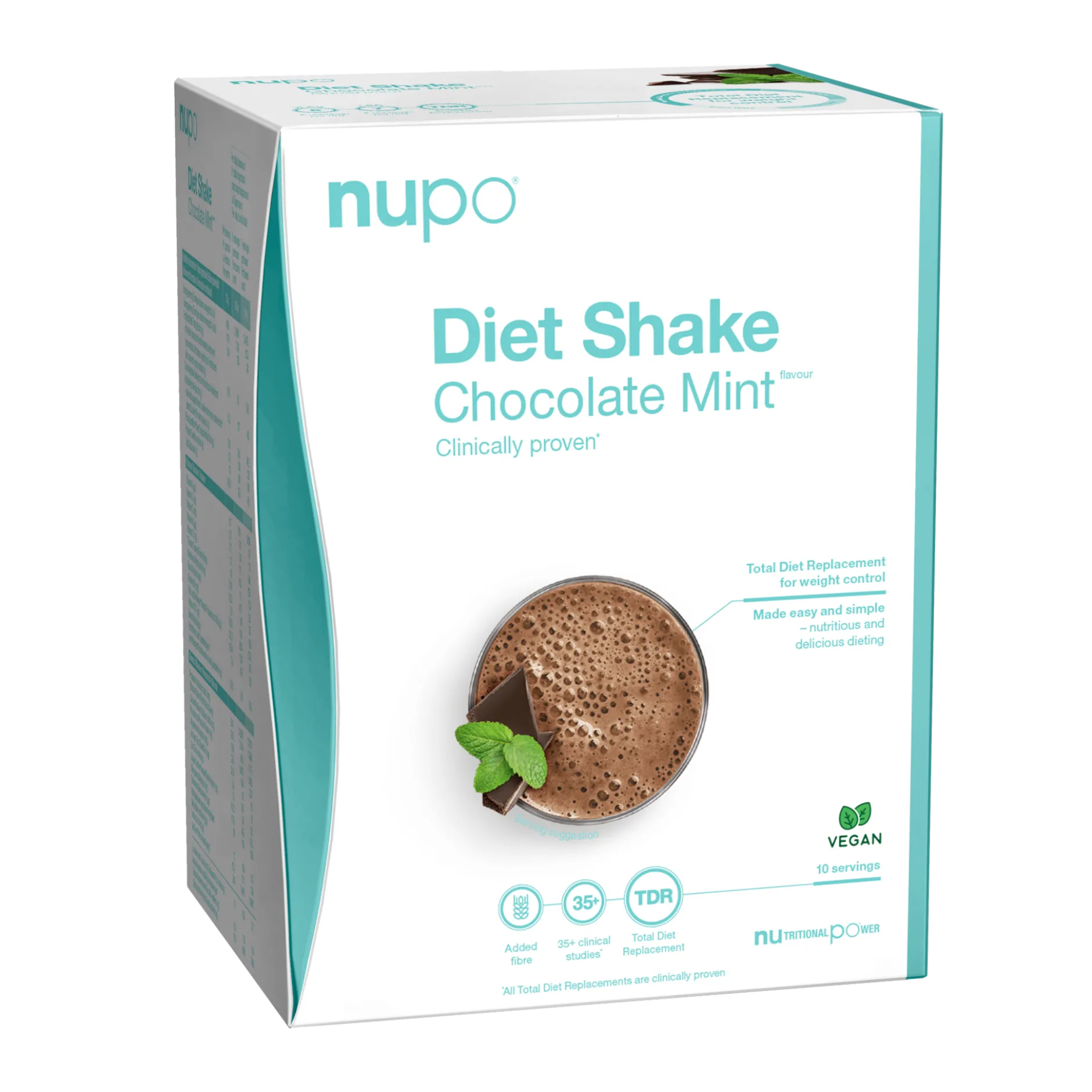 Nupo Diet Shake Choklad Mint 10 portioner