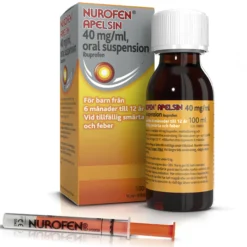 Nurofen Apelsin 40 mg/ml Ibuprofen Oral Suspension 100 ml