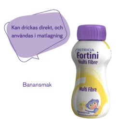 Nutricia Fortini Multi Fibre Banan Näringsdryck för barn 4 x 200 ml