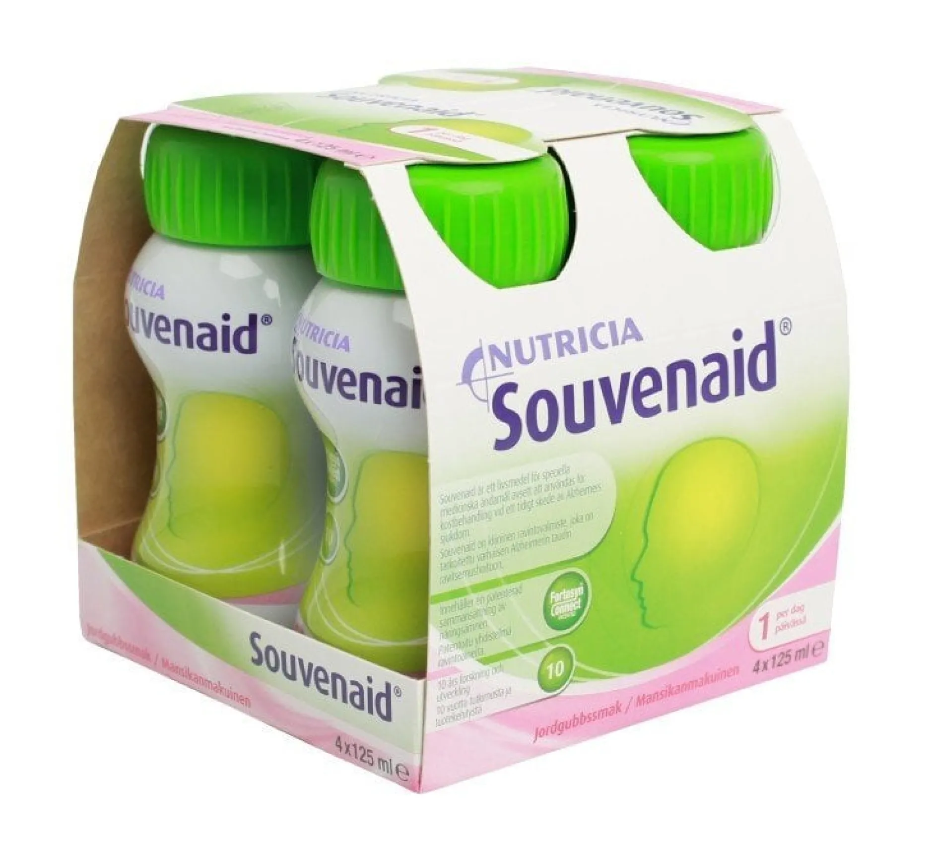 Nutricia Souvenaid Jordgubb 4 x 125 ml