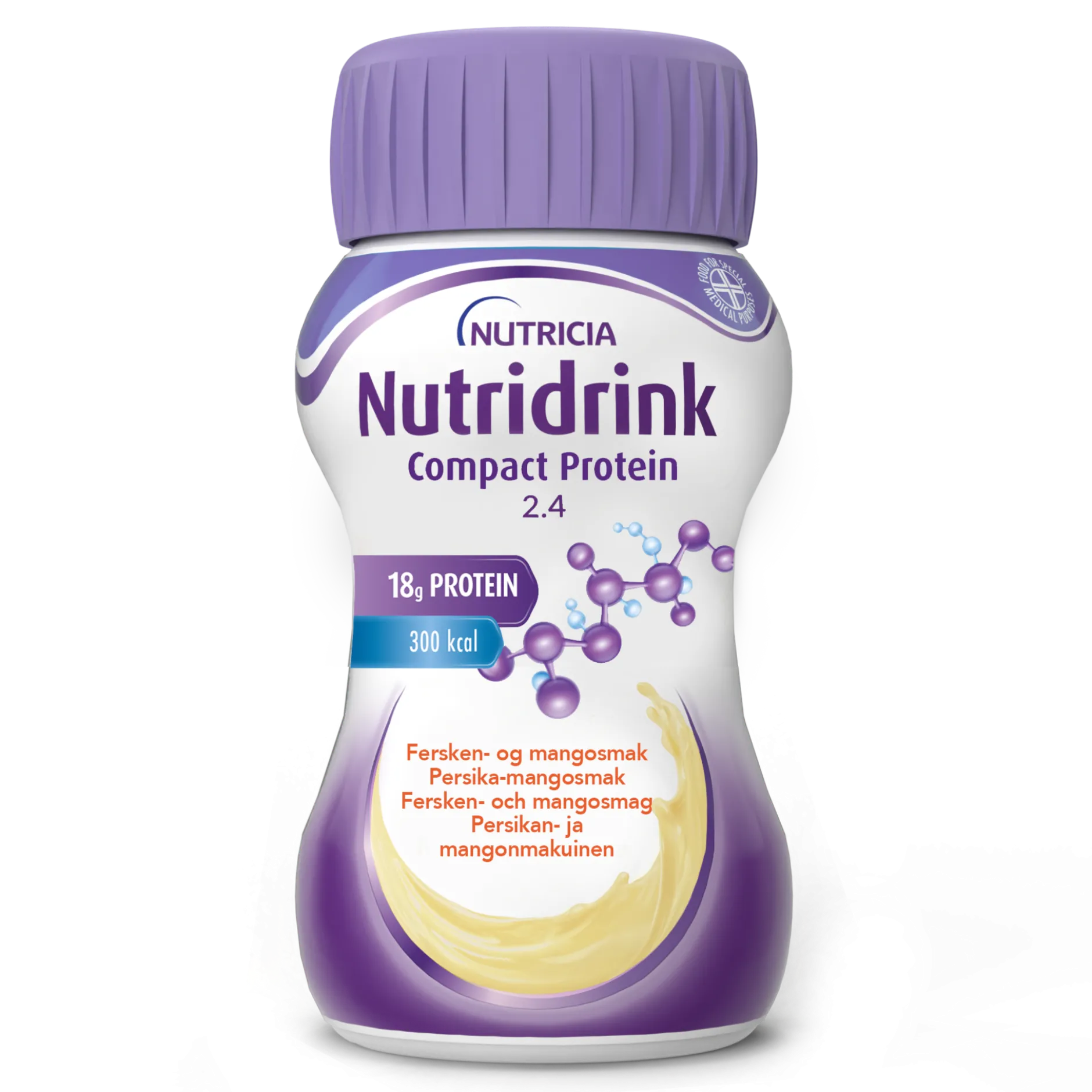 Nutridrink Compact Protein Persika-Mangosmak 4 x 125 ml