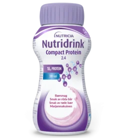 Nutridrink Compact Protein Rödabärssmak 4 x 125 ml