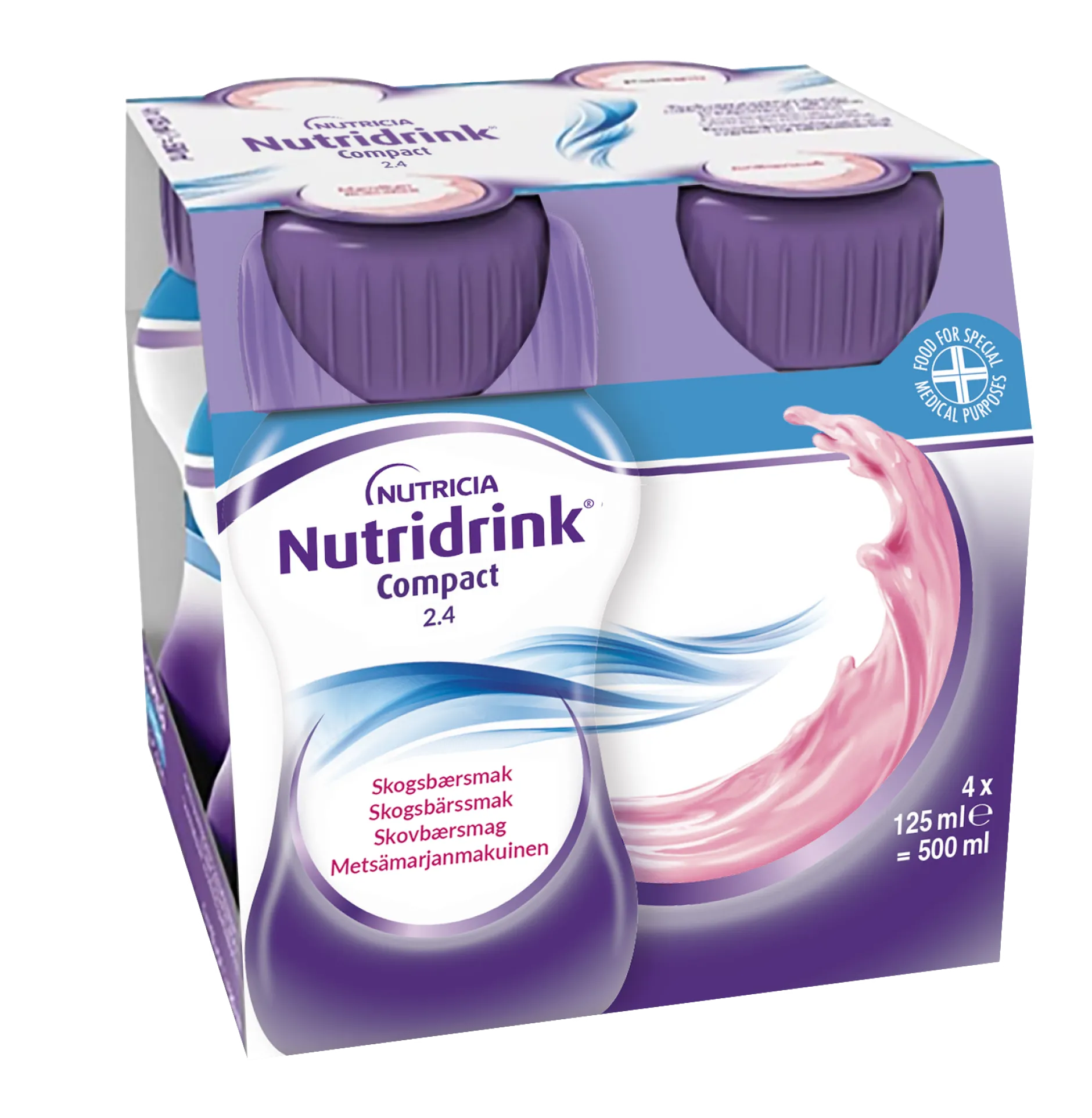 Nutridrink Compact Skogsbärssmak 4 x 125 ml