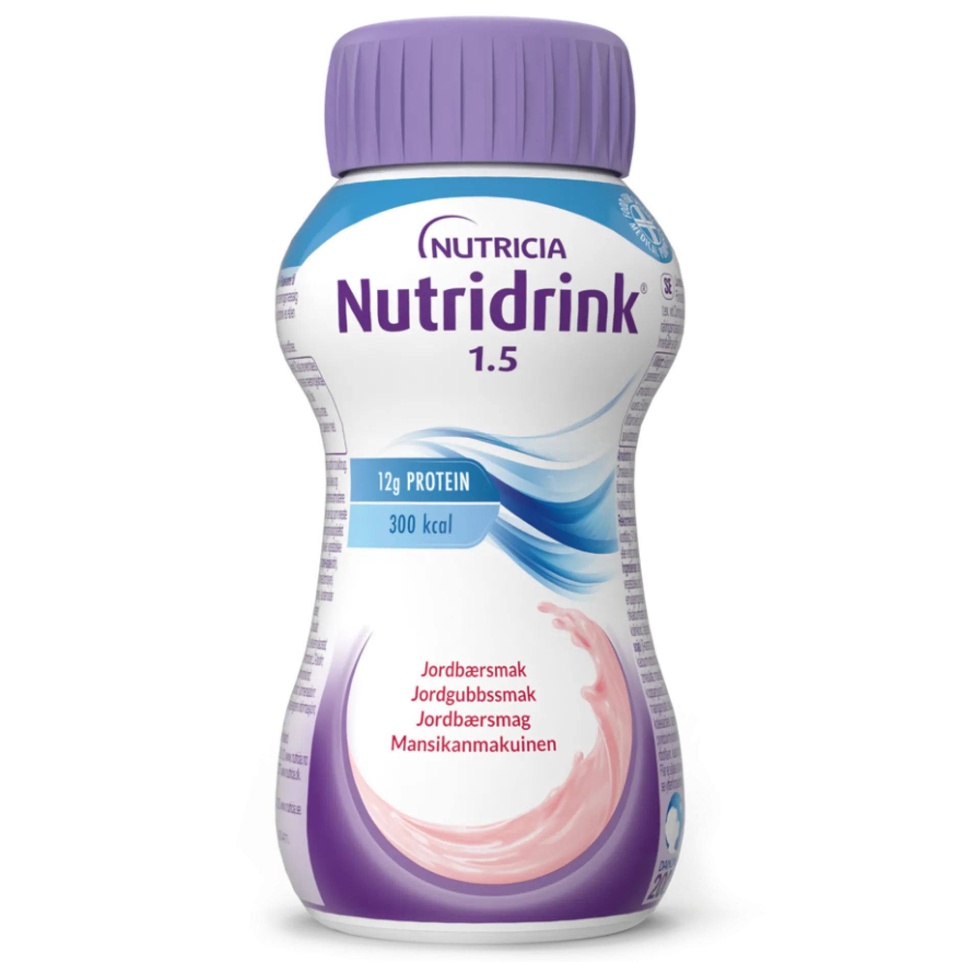 Nutridrink Jordgubbsmak 4 x 200 ml