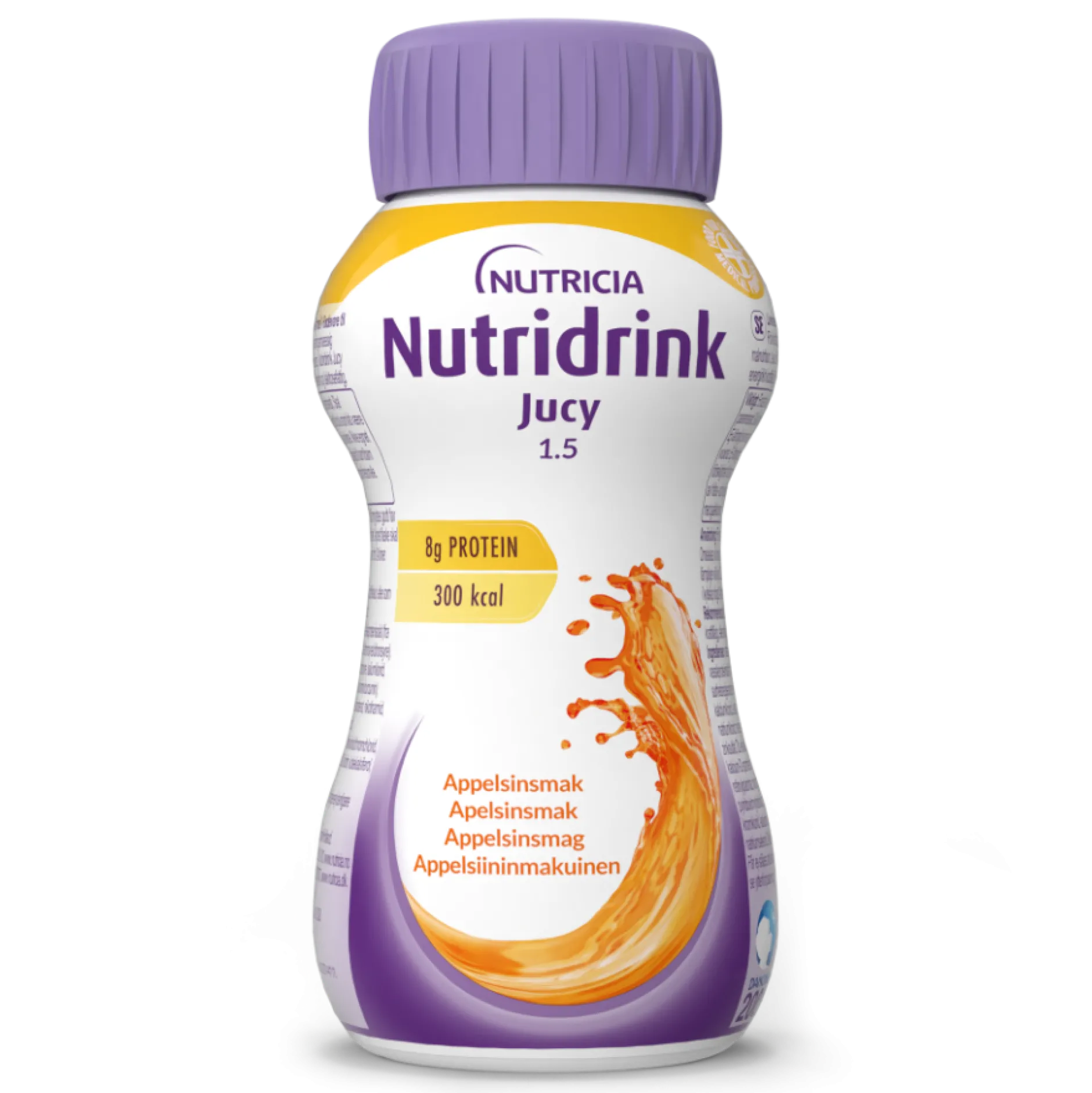 Nutridrink Juicy Apelsinsmak 4 x 200 ml