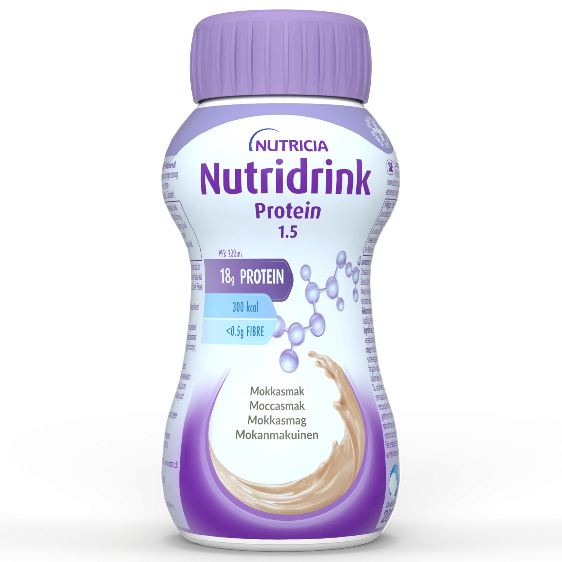 Nutridrink Protein Mocca Näringsdryck 4 x 200 ml