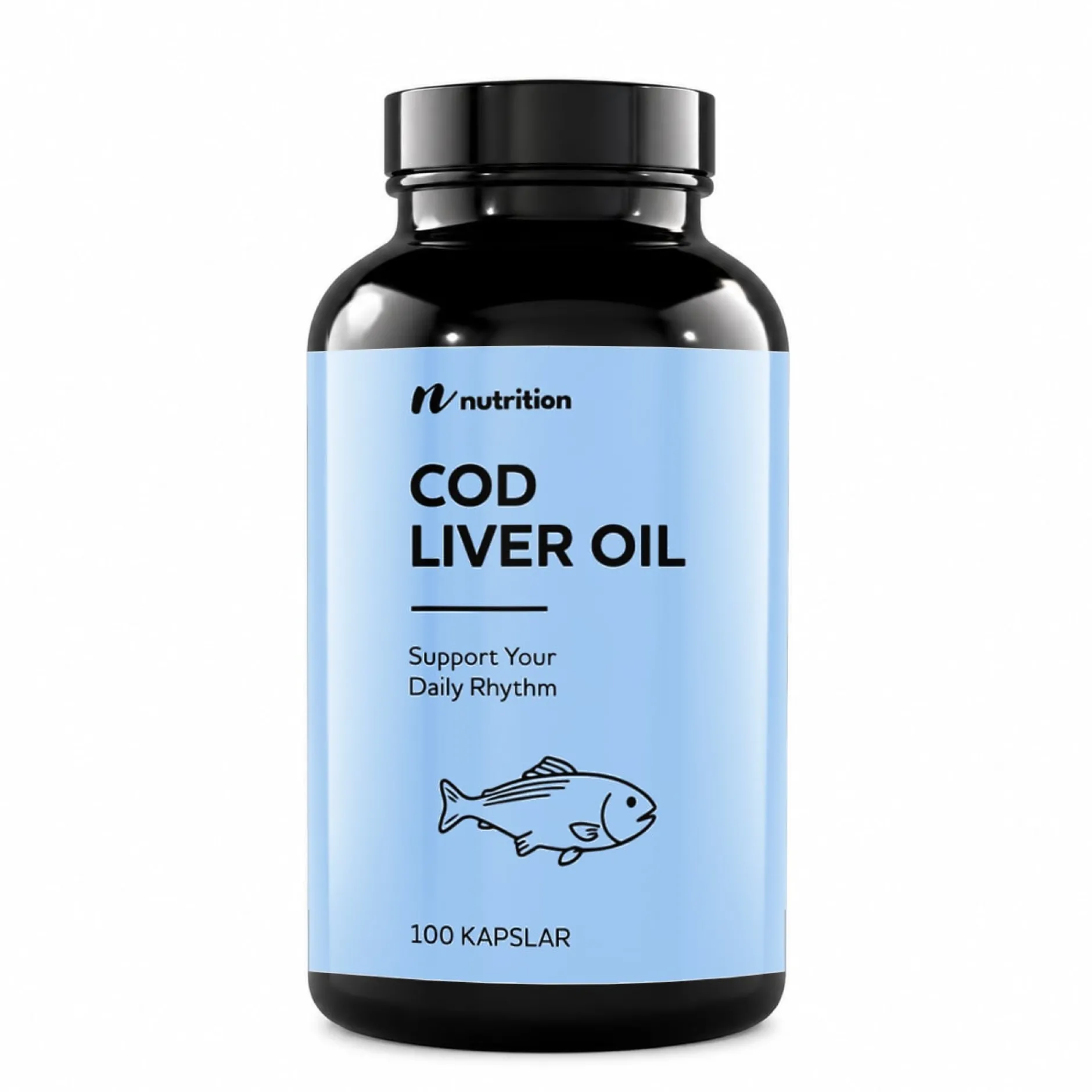 Nuts Fabriken Cod Liver Oil 100 kapslar