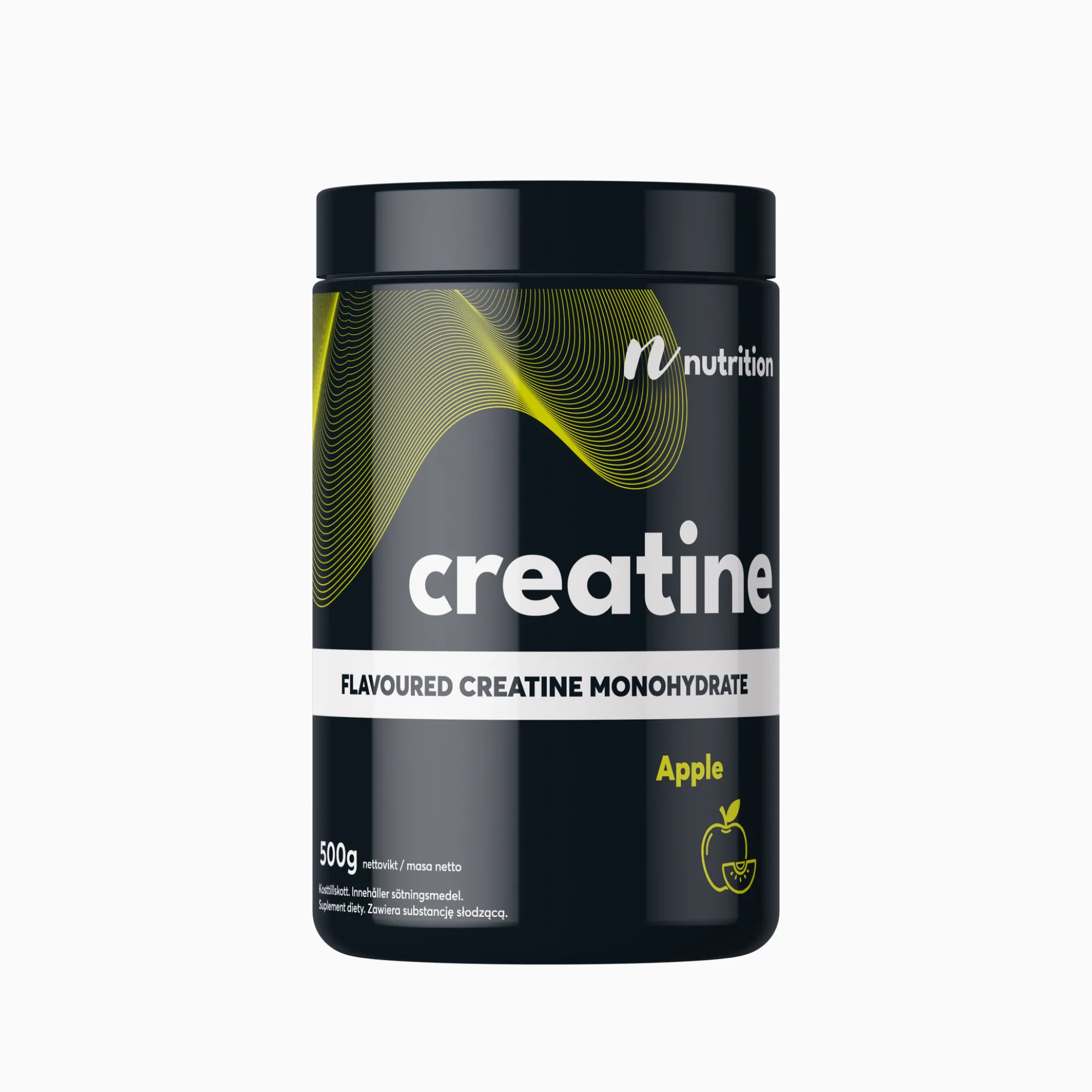 Nuts Fabriken Creatine Monohydrate Apple 500 g