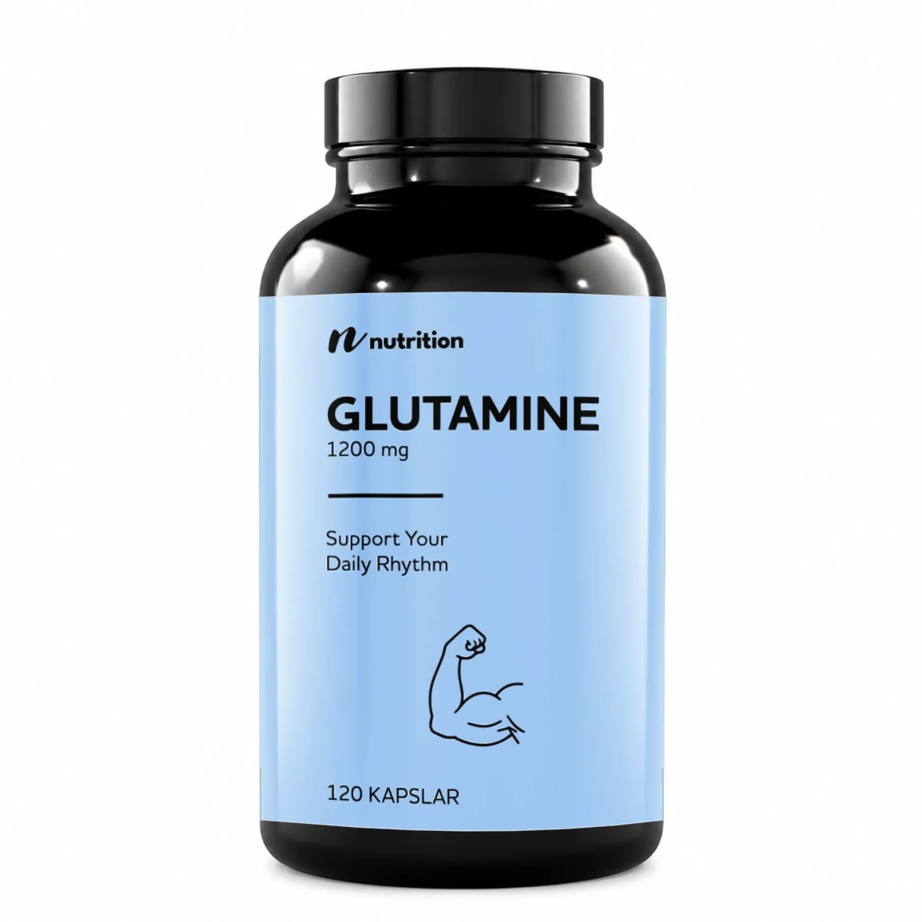 Nuts Fabriken Glutamine 1200 mg 120 kapslar
