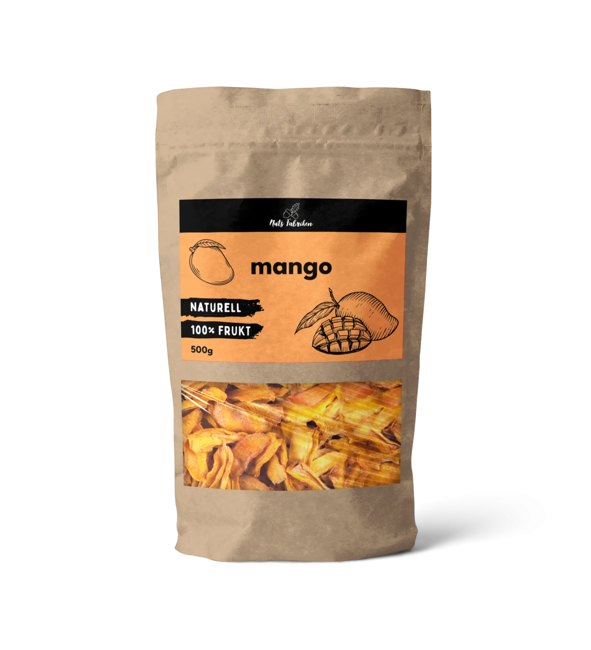 Nuts Fabriken Torkad Mango 500 g