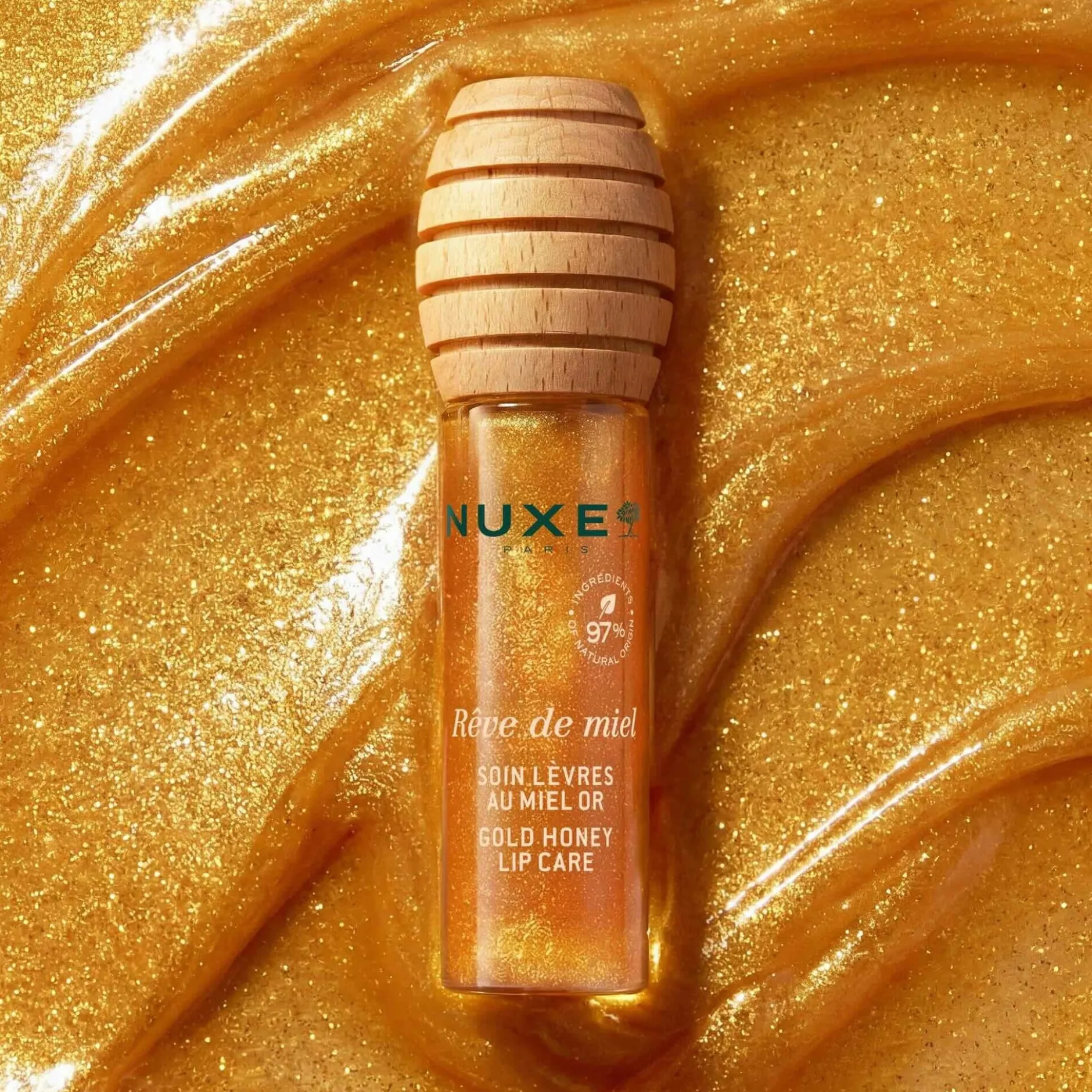 Nuxe Reve De Miel Honey Lip Fluid Gold 10 ml
