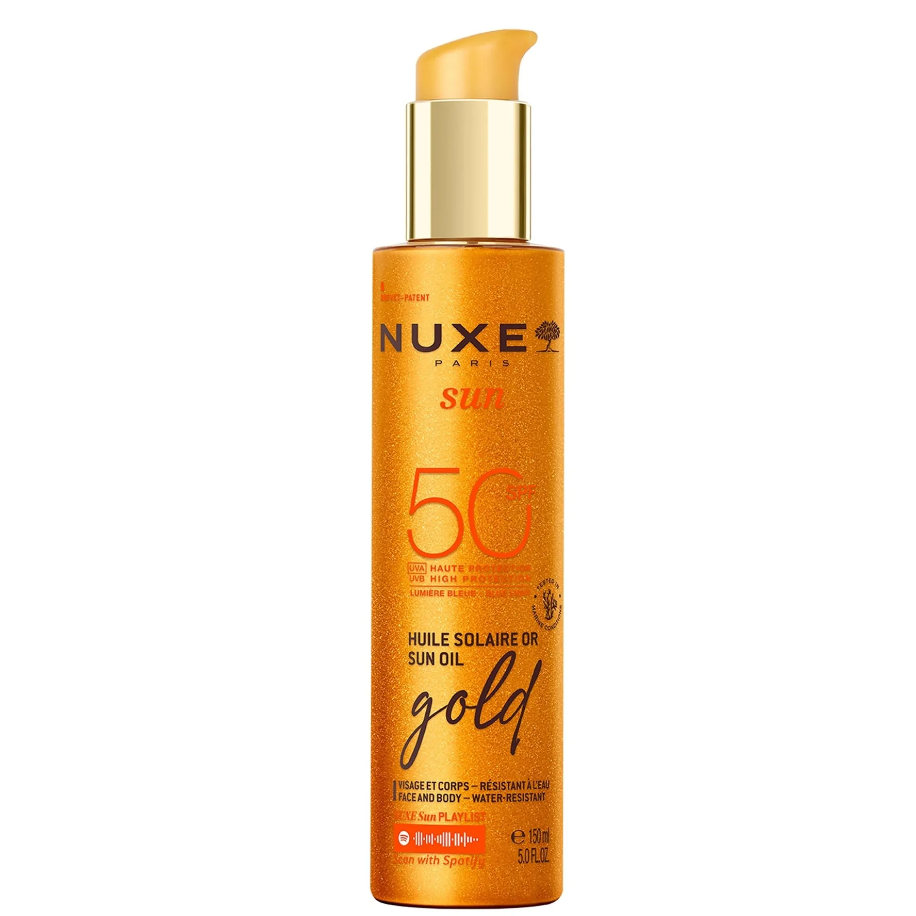 NUXE Sun Tanning Oil Gold SPF50 150 ml
