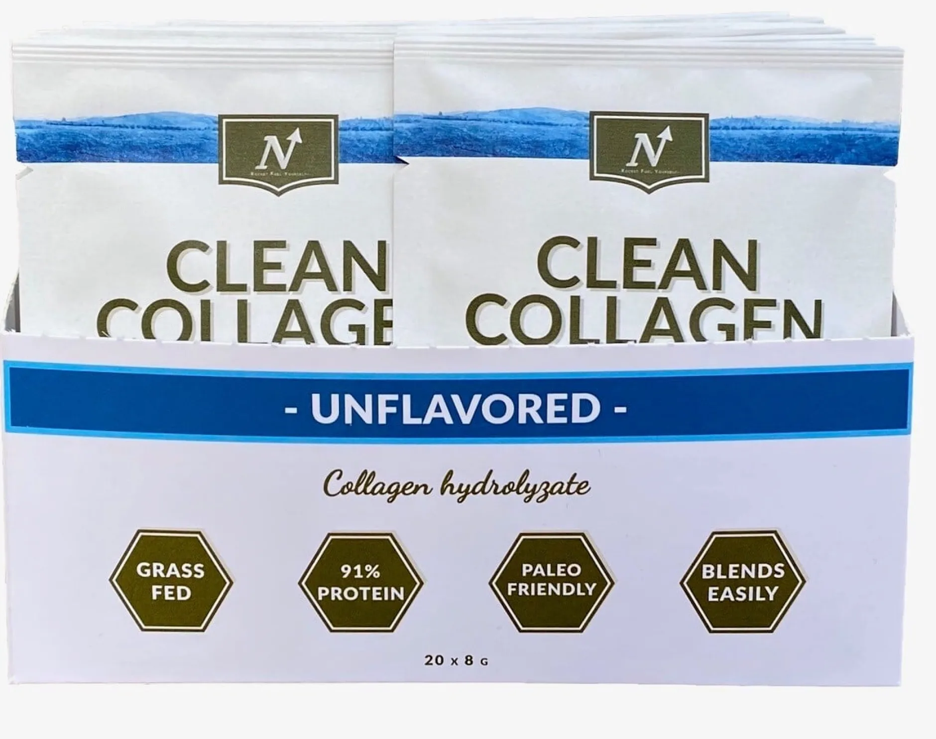 Nyttoteket Clean Collagen Stickpack 20x8 g
