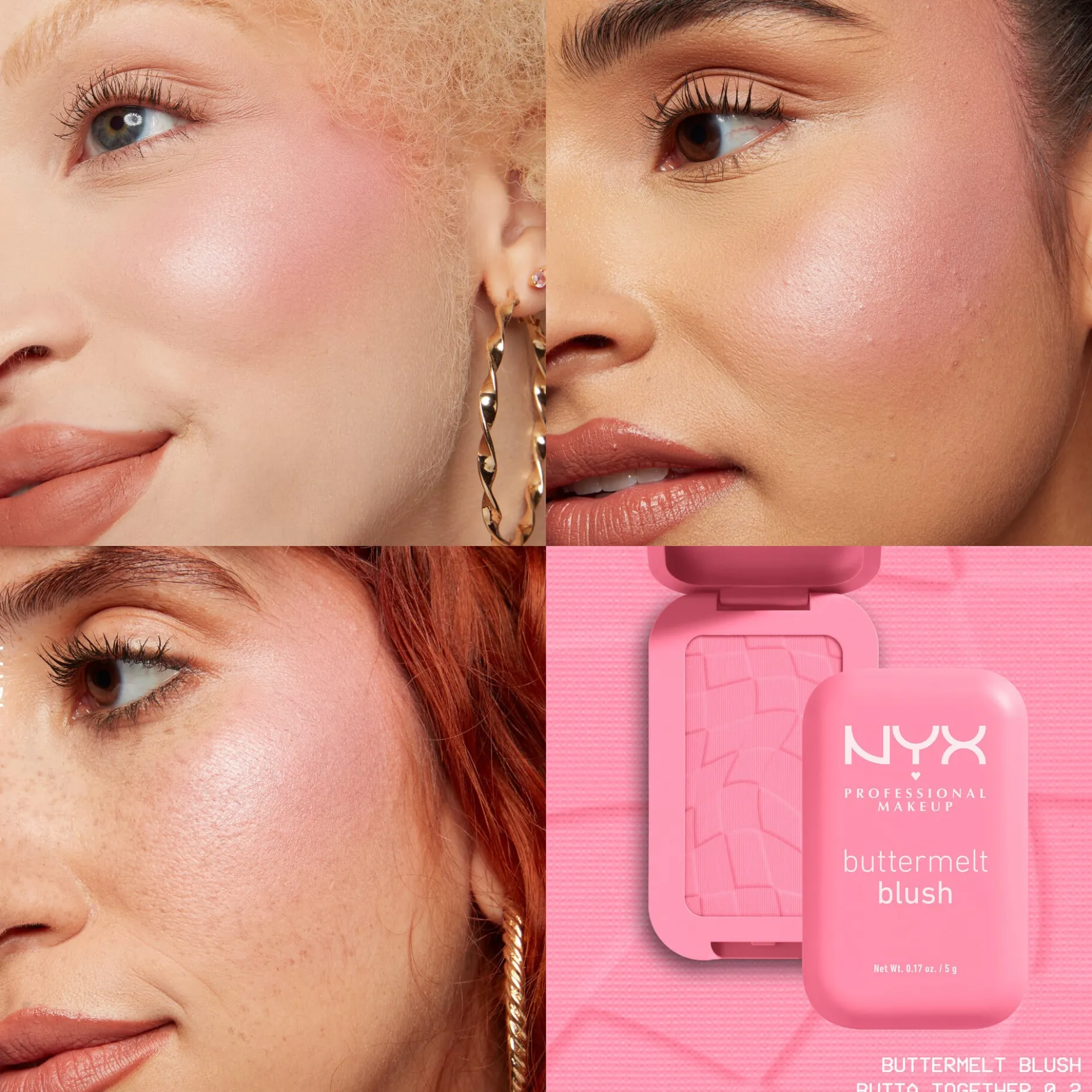 NYX Professional Makeup Buttermelt Blush 02 Butta Together 5g
